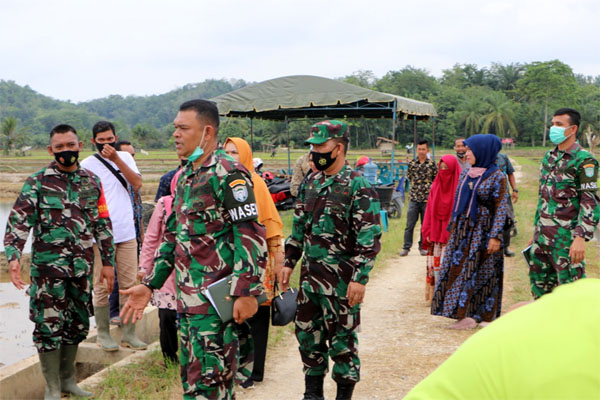 Tim Wasev Kodam IM Sambangi Makodim Aceh Timur
