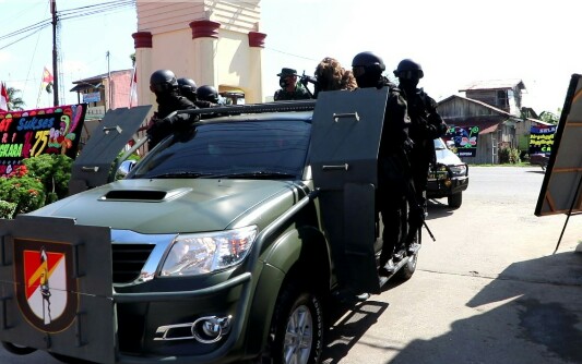 Dandim Aceh Timur dan Danyon Raider Pimpin Penyebuan Polres Langsa dan Aceh Timur