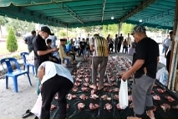 1.500 Kupon Daging Kurban di Bagi untuk Masyarakat Aceh Tamiang