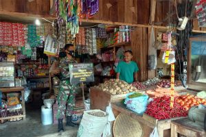 Sosialisasi PPKM di Pasar Tradisional