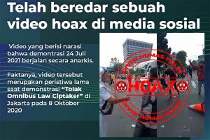 Beredar Video Kerusuhan Jakarta Saat Demo Hari ini, Cek Faktanya?