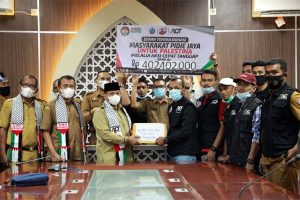 Masyarakat Pijay Donasi Rp402,4 Juta Untuk Palestina