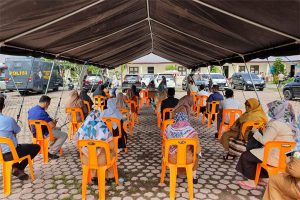 Antusiasme Masyarakat Ikut Vaksinasi di Gerai