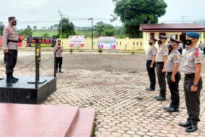 Kapolres Pimpim Korps Raport Kenaikan Pangkat 31 Personel Polres Gayo Lues