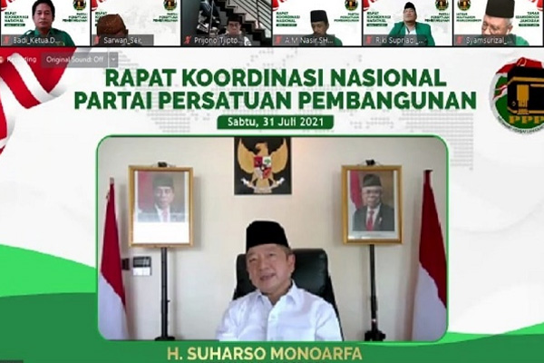 Bahas Pandemi, PPP Lakukan Rakornas Virtual