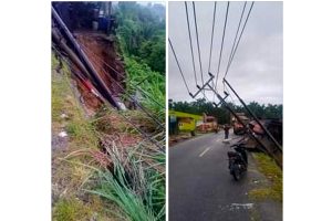 Tiang Listrik Amblas, Pasokan Listrik ke Singkil Terganggu