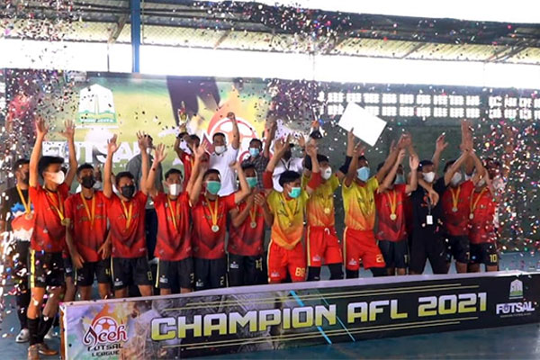 Aceh Timur Maximum Rajai Aceh Futsal League 2021