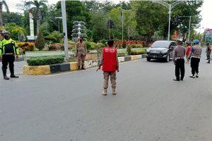 Operasi Yustisi Depan Lapangan Merdeka