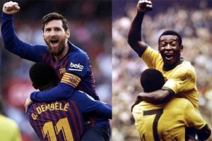 Messi Pecahkan Rekor Leganda Brasil