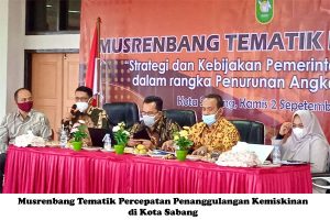 Sabang Siapkan Strategi Percepatan Penanggulangan Kemiskinan