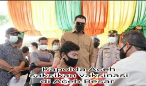 Capaian Vaksinasi Polda Aceh 16.326 Orang