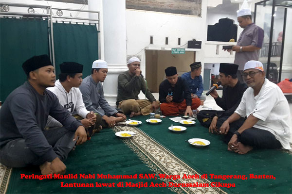 Masyarakat Aceh Perantauan Peringati Maulid Nabi Besar Muhammad SAW