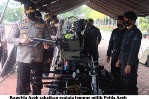 Polda Aceh Pamer Alutsista