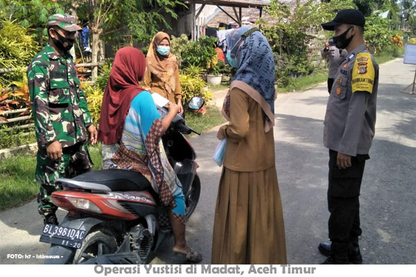 Operasi Yustisi di Madat