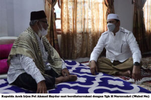 Kapolda Aceh Silaturahmi dengan Abu Mudi