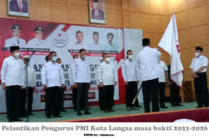PMI Langsa 2021-2026 Dilantik