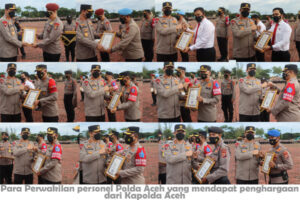 400 Personel Polda Aceh dapat Penghargaan