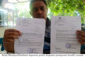 Polisi Tahan Pelaku Penipu Rumah Kredit Wartawan