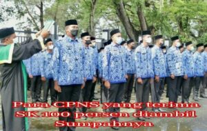 146 CPNS Sabang Terima SK 100 persen