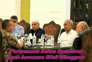 Ketua Demokrat Aceh Bernostalgia dengan Wali Nanggroe soal Proses Perdamaian Aceh