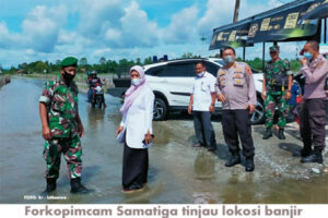 Forkopimcam Samatiga Terjun ke Lokasi Banjir