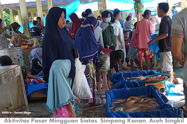 Pasar Mingguan Siatas Gairahkan Perekonomian