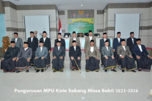 Pengurus MPU Sabang 2022-2026 Dikukuhkan