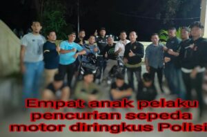Curi Sepeda Motor, Anak Dibawah Umur Diringkus