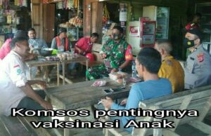 Dua Babin Komsos Pentingnya Vaksin Bagi Anak