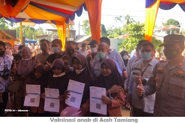 16 SD di Manyak Payed Ikut Vaksinasi Covid-19