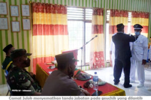 Camat Julok Lantik Geuchik dan Pj Geuchik