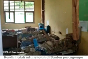 257 Rumah Rusak Akibat Gempa Banten
