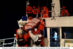 Satu Warga Asing di Evakuasi dari Selat Benggala