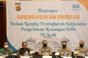 Kapuskeu Polri & Direksi BSI Berkunjung ke Aceh