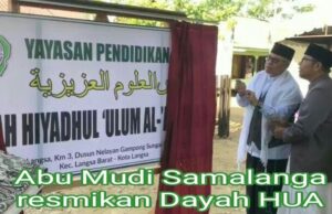 Abu Mudi Samalanga Resmikan Dayah HUA Langsa