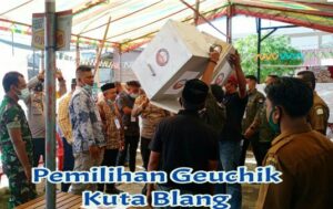 Pemilihan Geuchik Kuta Blang Dikawal TNI-Polri