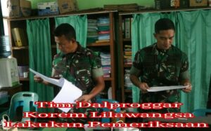 Dalproggar Lilawangsa Periksa Kodim Aceh Timur