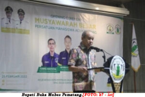 Buka Mubes Pematang, Bupati Mursil Berjanji…