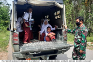 Danramil Indra Makmur Kerahkan Randis TNI