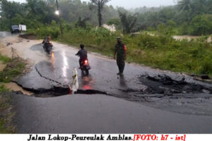 Jalan Lintas Lokop-Peureulak Amblas