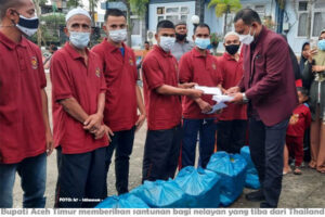 Nelayan Aceh Yang Ditahan Thailand, Tiba di Aceh Timur