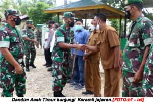 Dandim Aceh Timur Kunjungi Koramil Jajaran