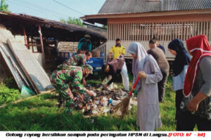 Peringati HPSN, 4 Ton Sampah terkumpul di Langsa