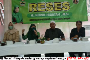Hj Nurul Hidayah, Reses Serap Aspirasi Warga