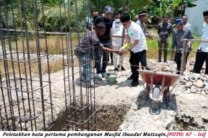 Peletakkan Batu Pertama Masjid Ibaadul Muttaqin