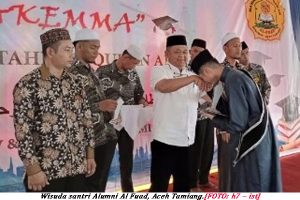 Santri Pesantren Tahfizh Qur’an AlFuad di Wisuda