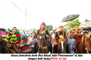 Ritual Pemamanan Alas, Ketua Demokrat Berkuda