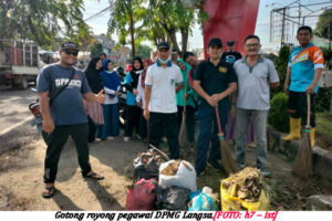 DPMG Langsa Gotong Royong Jelang Ramadhan 1443 H