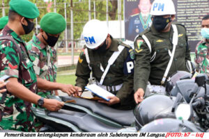 Sosialisasi Gaktib & Yustisi Subdenpom IM Langsa