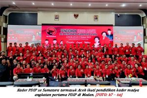Lima Kader PDIP Aceh Pendidikan Kader di Medan